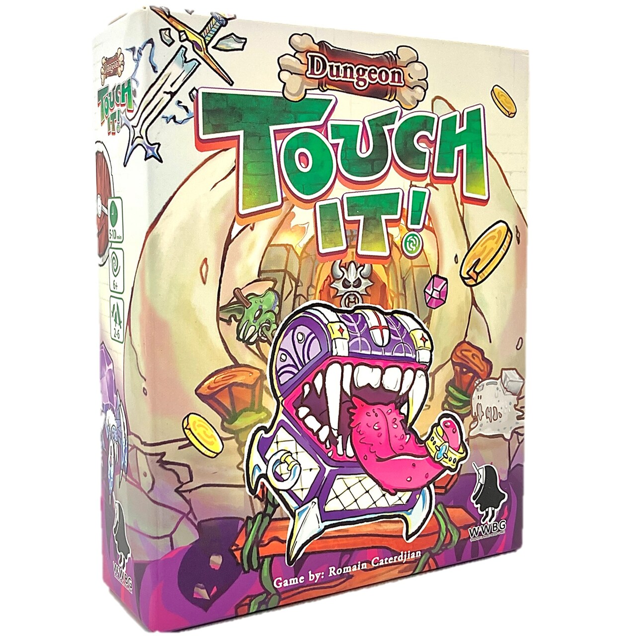 Wonderful World: Touch It! Dungeon - Sensory Party Card Game, Identify Pictures by Touch, Fun & Competitive, Family Ages 6+, 2-6 Players, 10 Mins